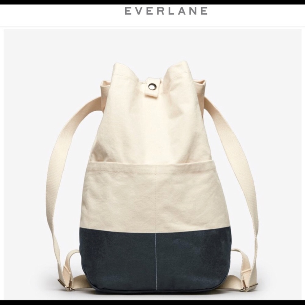 Everlane canvas backpack